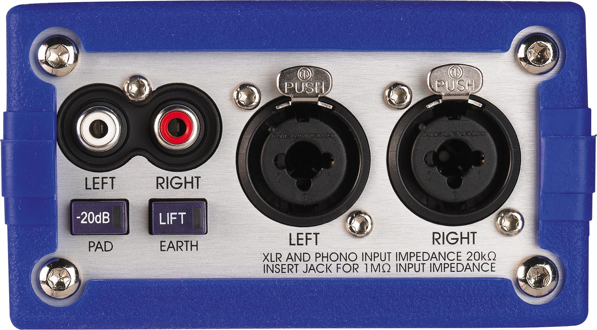 Direct Boxes (DI’s) with Stereo to Mono Summing Late Reflections
